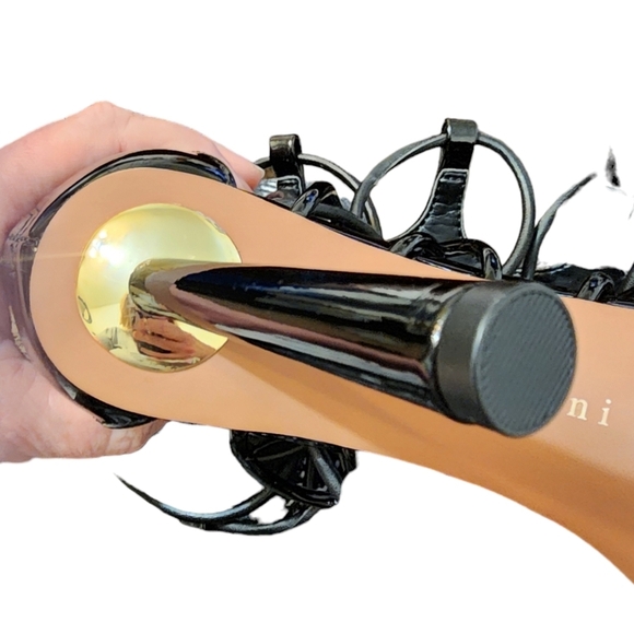 NEW Gianni Bini Rydelle Gladiator Patent Leather Knee High Sandals Heels Summer - Picture 10 of 11